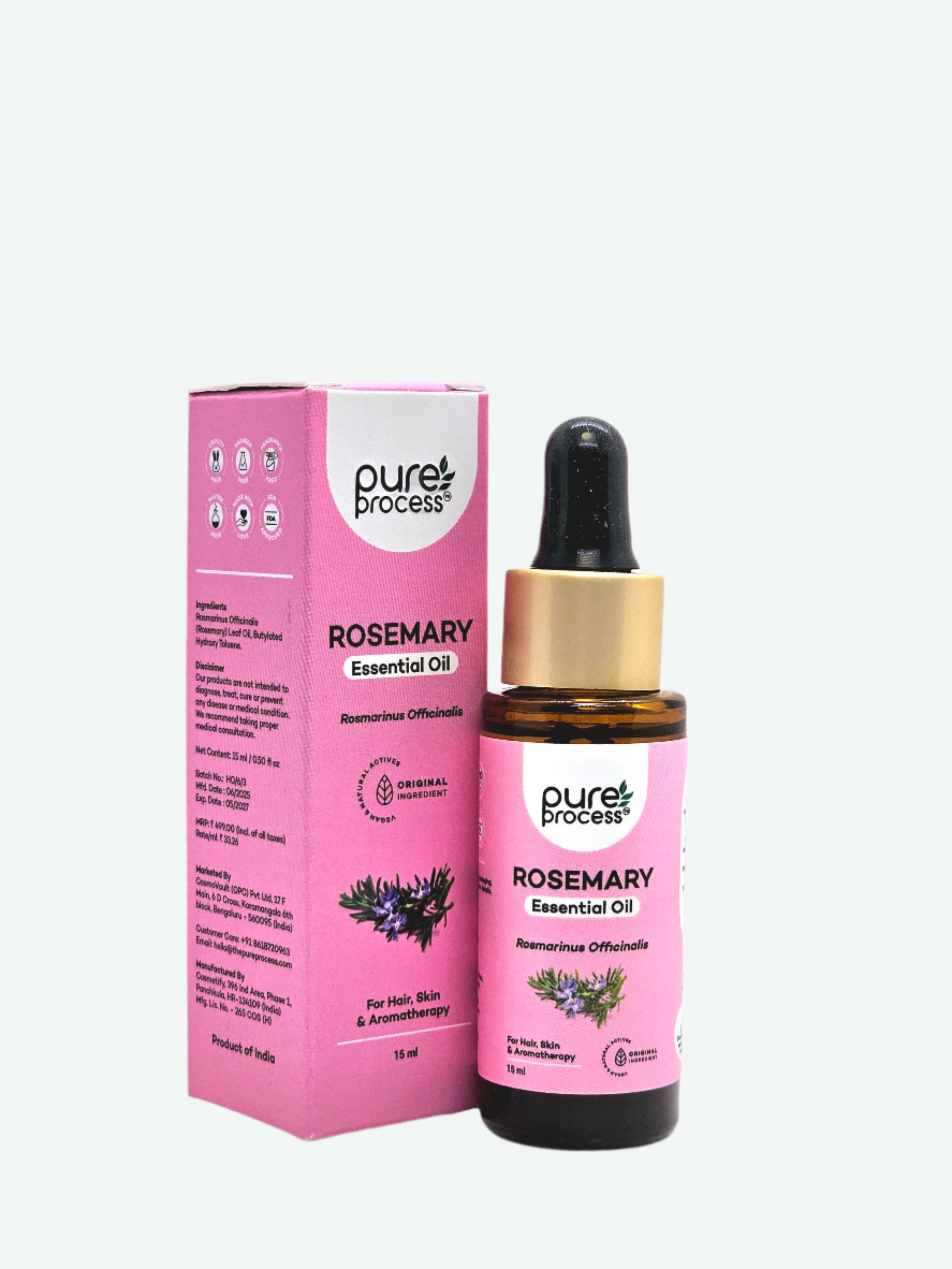 100% Rosemary Essential Oil